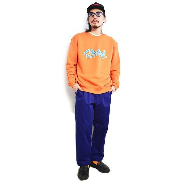 CALEE キャリー CALEE Logo crew neck sweat