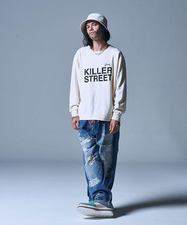 30％OFF SALE セール glamb グラム Heavy Damage Wide Denim