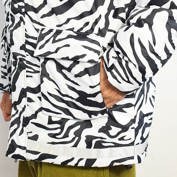 COOKMAN クックマン Freezer Jacket Zebra -WHITE-