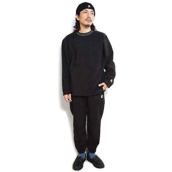 CALEE キャリー Drop shoulder fleece L/S cutsew