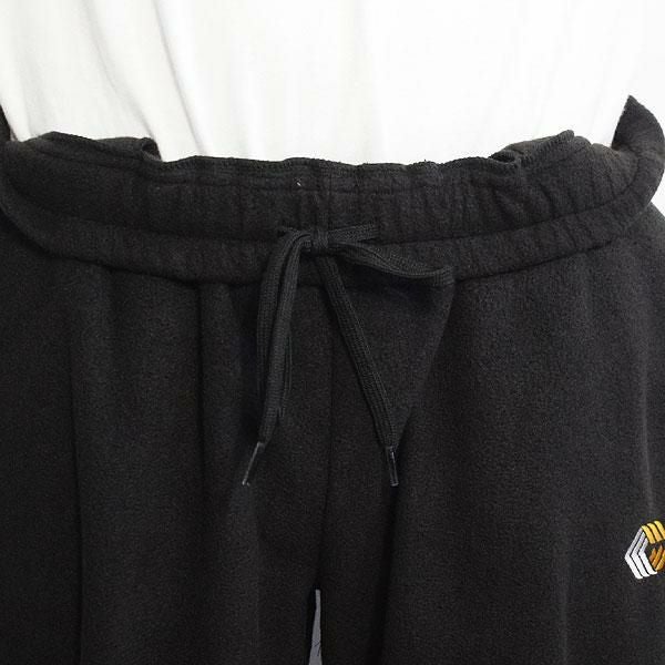 値下げ可能calee 黒 フリース CALEE キャリー Fleece relax pants