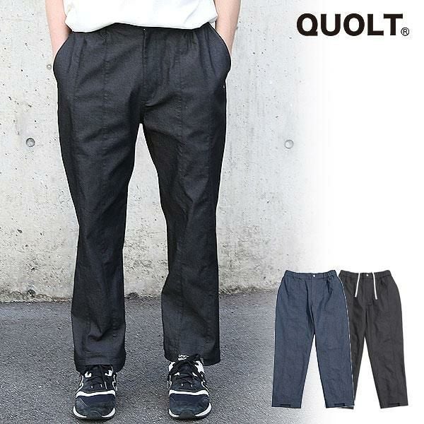 QUOLT クオルト POLY-DENIM PANTS