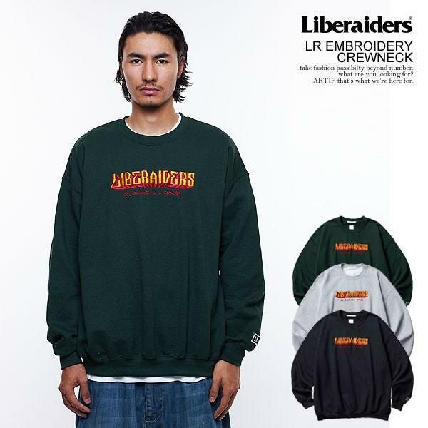 Liberaiders リベレイダース LR EMBROIDERY CREWNECK | ARTIF