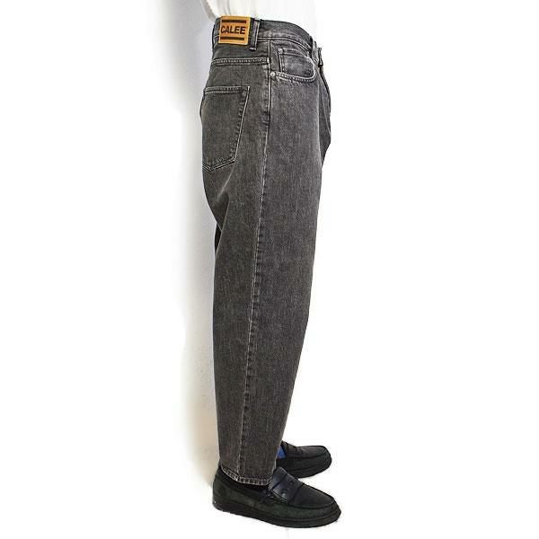 ジーンズ　CALEE CALEE - VINTAGE REPRODUCT WIDE SILHOUETTE DENIM PANTS / ブラック