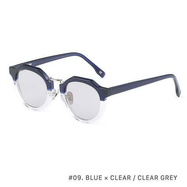 OWN オウン #09 BLUE×CLEAR/CLEAR GREY