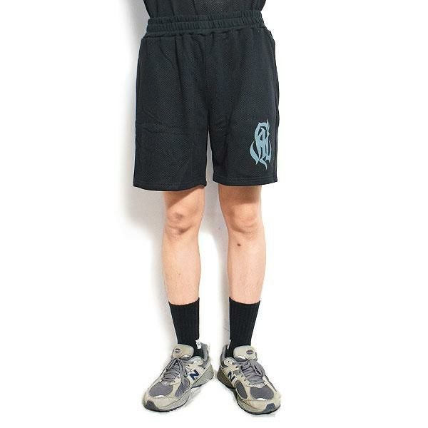 CALEE キャリー NT Logo ct mesh game easy shorts