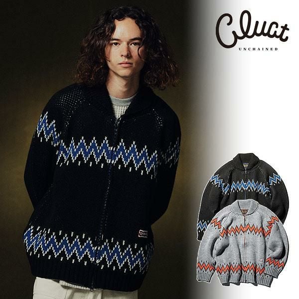 CLUCT クラクト DREW STONE [KNIT ZIP JACKET]