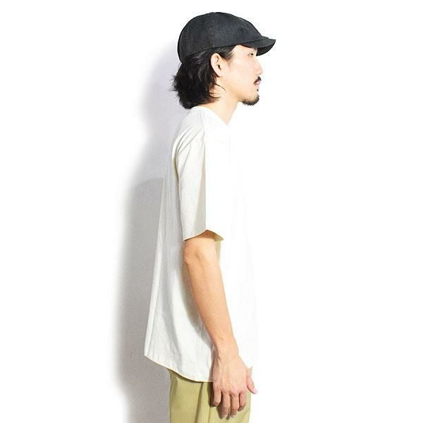 GLAD HAND グラッドハンド HEAVY WEIGHT BINDER NECK T-SHIRTS -WHITE-