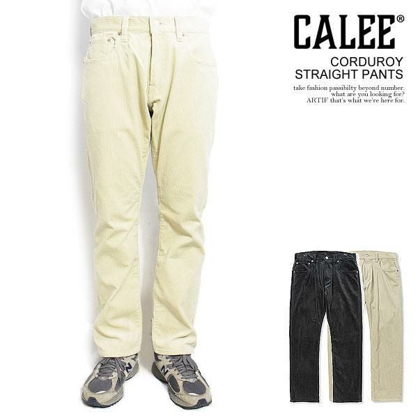 CALEE キャリー CORDUROY STRAIGHT PANTS