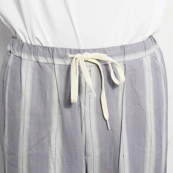 CALEE キャリー VINTAGE TYPE OMBRE STRIPE EASY TROUSERS