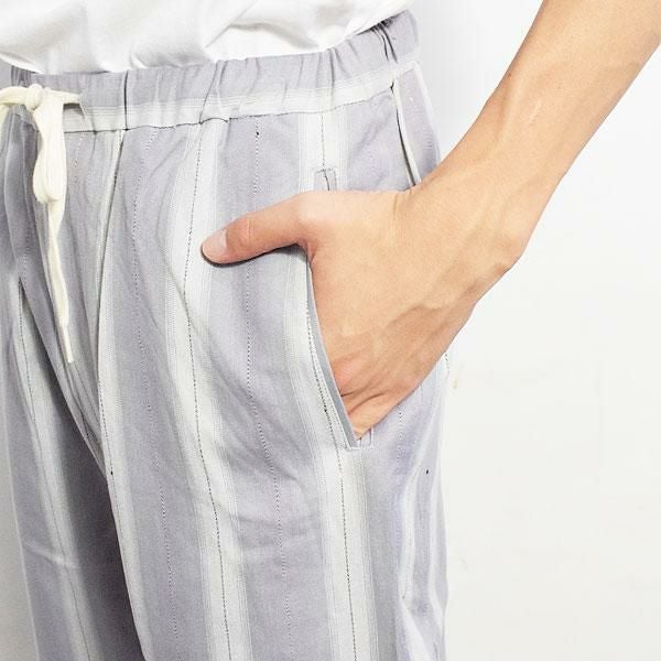 CALEE キャリー VINTAGE TYPE OMBRE STRIPE EASY TROUSERS