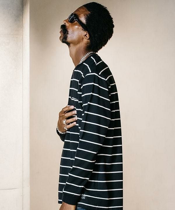 30％OFF SALE セール CRIMIE クライミー BORDER LONG SLEEVE POCKET T