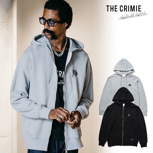 30％OFF SALE セール CRIMIE クライミー BLACK HEART WAPPEN ZIP