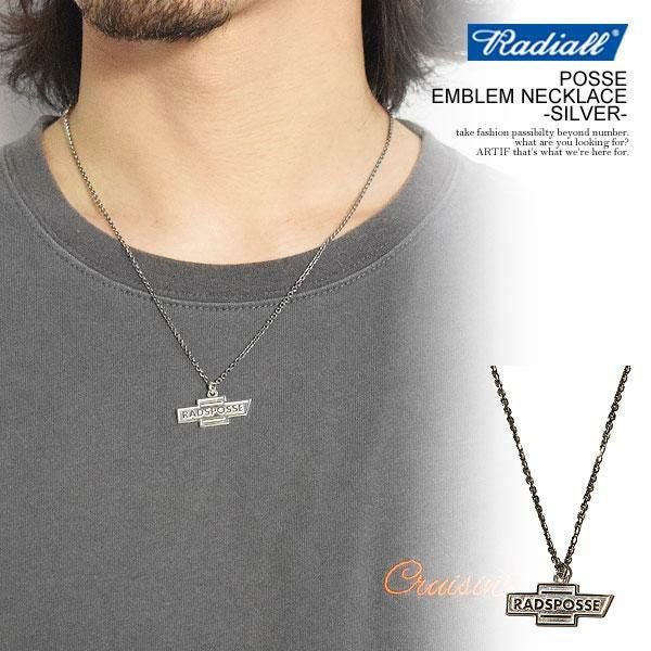 RADIALL クロスチャームネックレス　シルバー925 ラディアル RADIALL ラディアル POSSE - EMBLEM NECKLACE -SILVER-