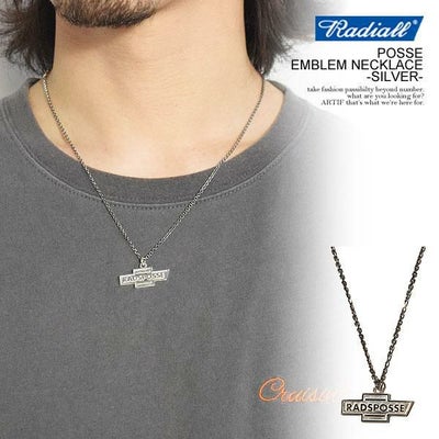 RADIALL ラディアル POSSE - EMBLEM NECKLACE -SILVER-