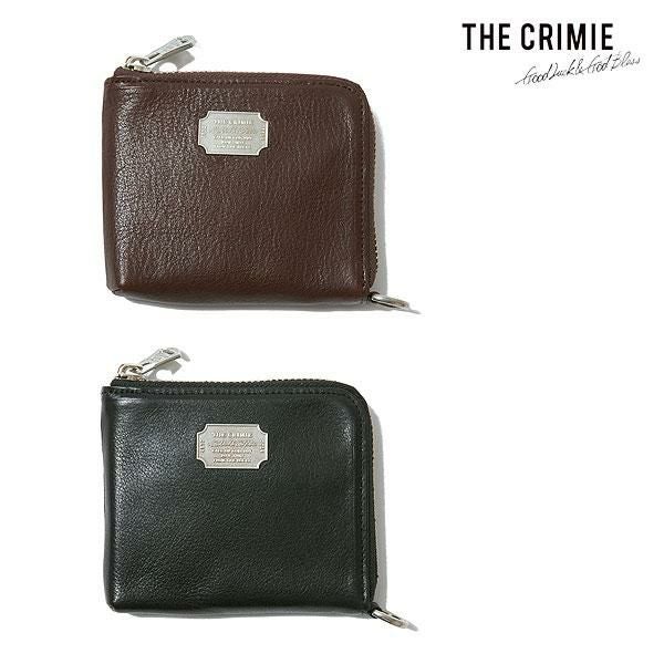 CRIMIE クライミー LOGO PLAQUE ZIP AROUND SMALL WALLET