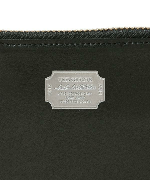 CRIMIE クライミー LOGO PLAQUE ZIP AROUND SMALL WALLET