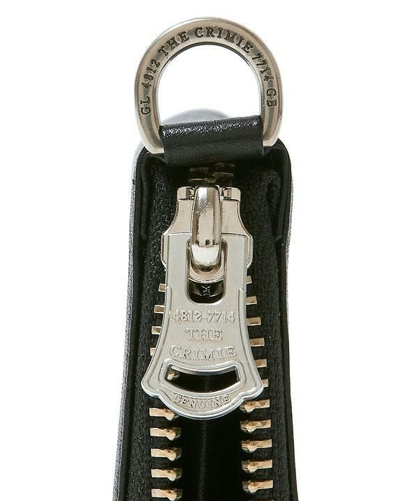 CRIMIE クライミー LOGO PLAQUE ZIP AROUND SMALL WALLET
