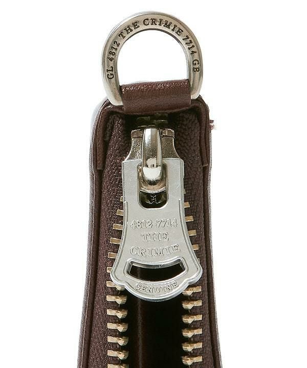 CRIMIE クライミー LOGO PLAQUE ZIP AROUND SMALL WALLET