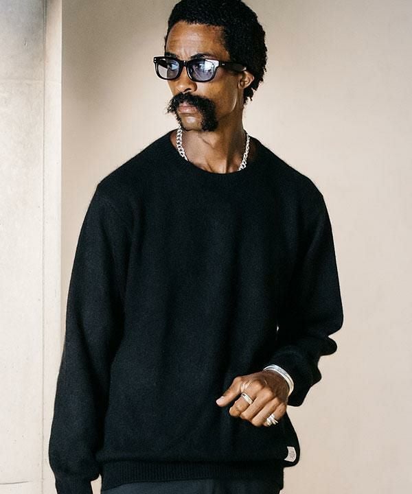 30%OFF SALE セール CRIMIE クライミー RACCOON CREW NECK KNIT