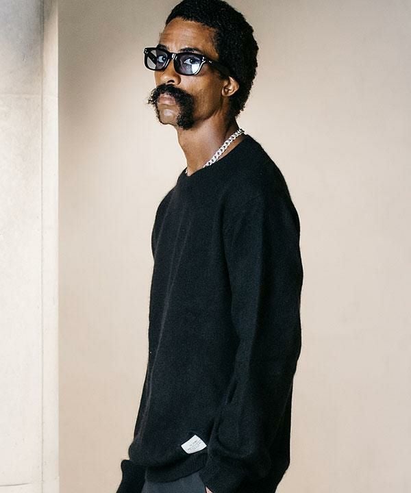 30%OFF SALE セール CRIMIE クライミー RACCOON CREW NECK KNIT