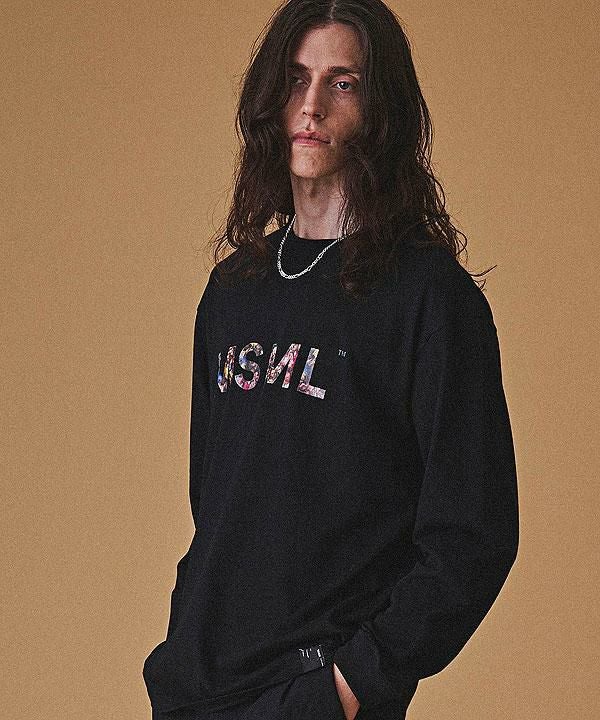 50％OFF SALE セール M.S.M.L エムエスエムエル ART GRAPHIC LOGO LONG