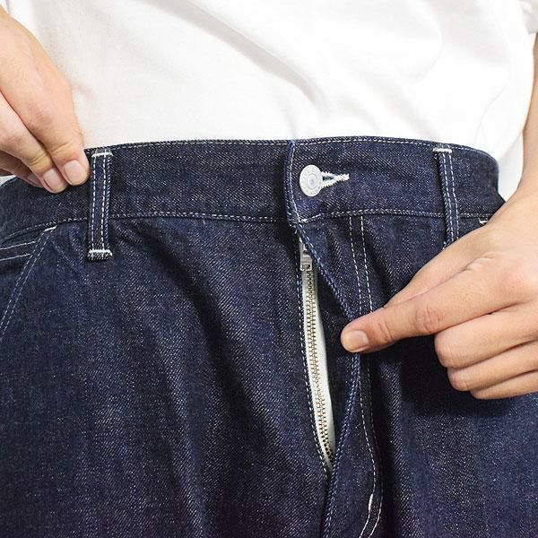 CALEE キャリー VINTAGE REPRODUCT DENIM PAINTER PANTS -OW-