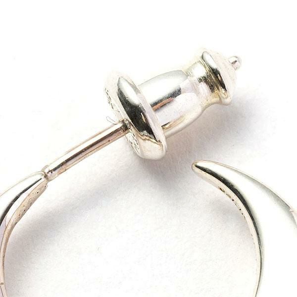 CALEE キャリー MOON ROLL STUDS SILVER PIERCE