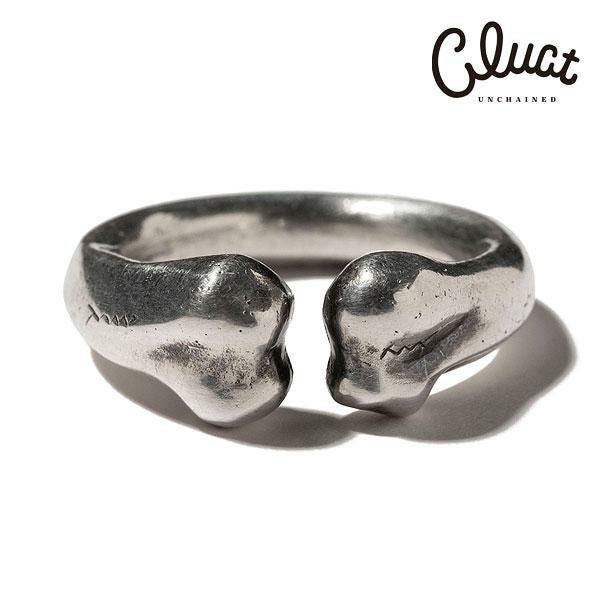CLUCT リボンモチーフ シルバーリング 15号 CLUCT リボンモチーフ