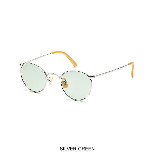 CALEE キャリー VINTAGE TYPE CIRCLE METAL GLASSES