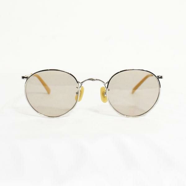 CALEE キャリー VINTAGE TYPE CIRCLE METAL GLASSES