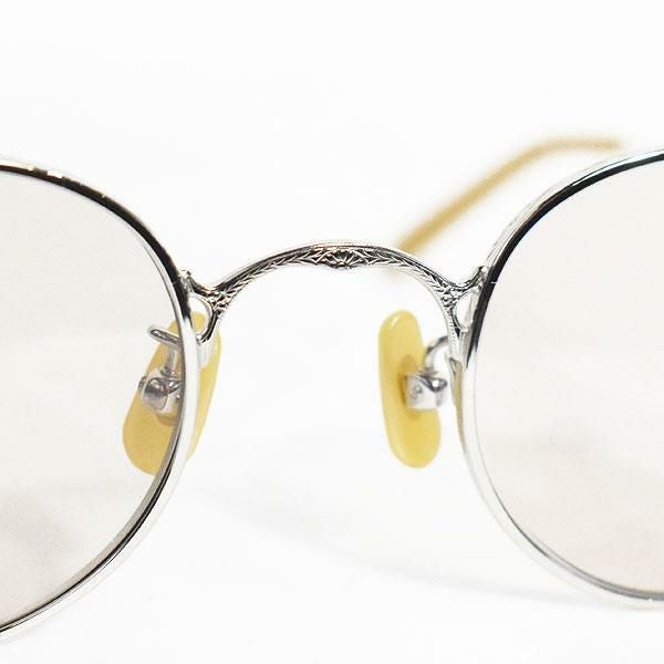 CALEE キャリー VINTAGE TYPE CIRCLE METAL GLASSES