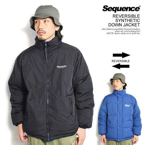 SEQUENZ シークエンズ REVERSIBLE SYNTHETIC DOWN JACKET | ARTIF 