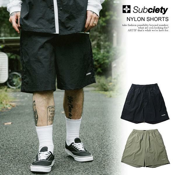 30％OFF SALE セール SUBCIETY サブサエティ NYLON SHORTS