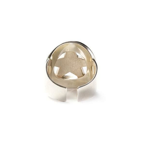 CALEE キャリー SILVER STAR CONCHO RING