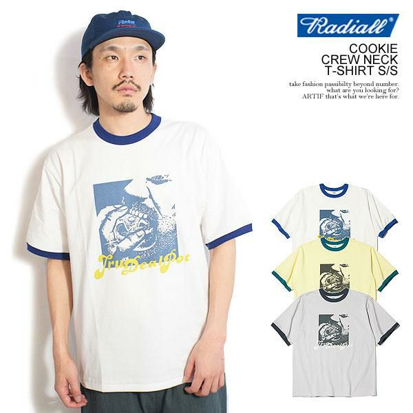 り*お様 ラディアルTシャツ RADIALL ラディアル COOKIE - CREW NECK T-SHIRT S/S