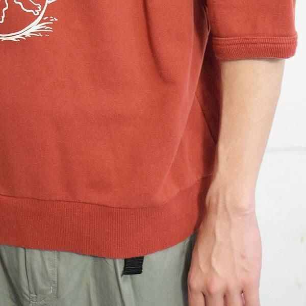 o*u様 WEIRDO ウィアード つなぎ WEIRDO ウィアード TIKITIKI SURF CLUB - S/S SWEAT -ORANGE-