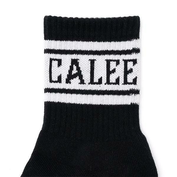 CALEE キャリー JACQUARD PILE LINE SOCKS