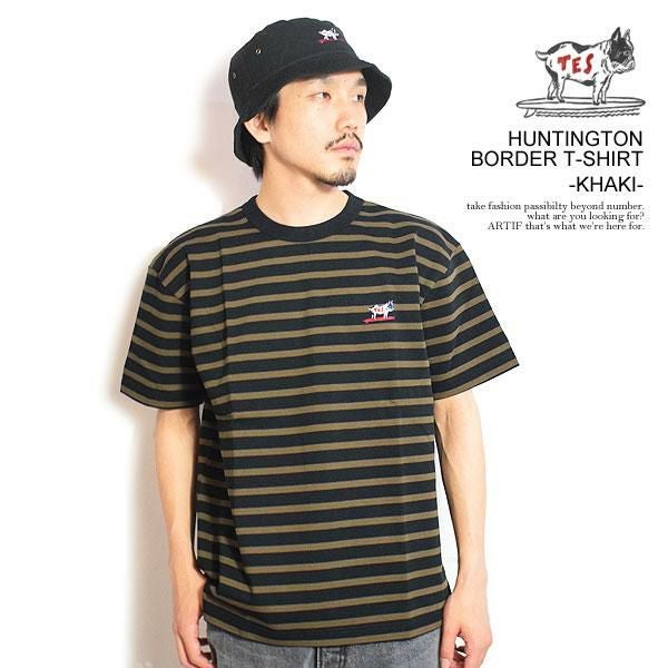 The Endless Summer エンドレスサマー TES HUNTINGTON BORDER T-SHIRT 