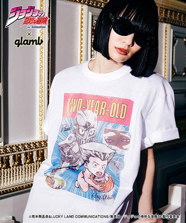 mumo glamb×ジョジョの奇妙な冒険 Tシャツ3枚セット glamb×ジョジョの奇妙な冒険 3部 glamb グラム De-aged Polnareff T-shirts