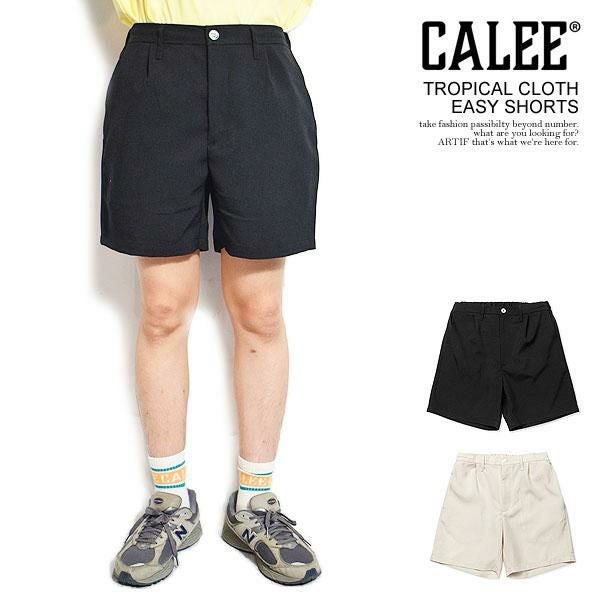 CALEE キャリー TROPICAL CLOTH EASY SHORTS
