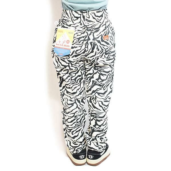 COOKMAN クックマン Chef Pants ZEBRA -WHITE- | ARTIF [ストリート