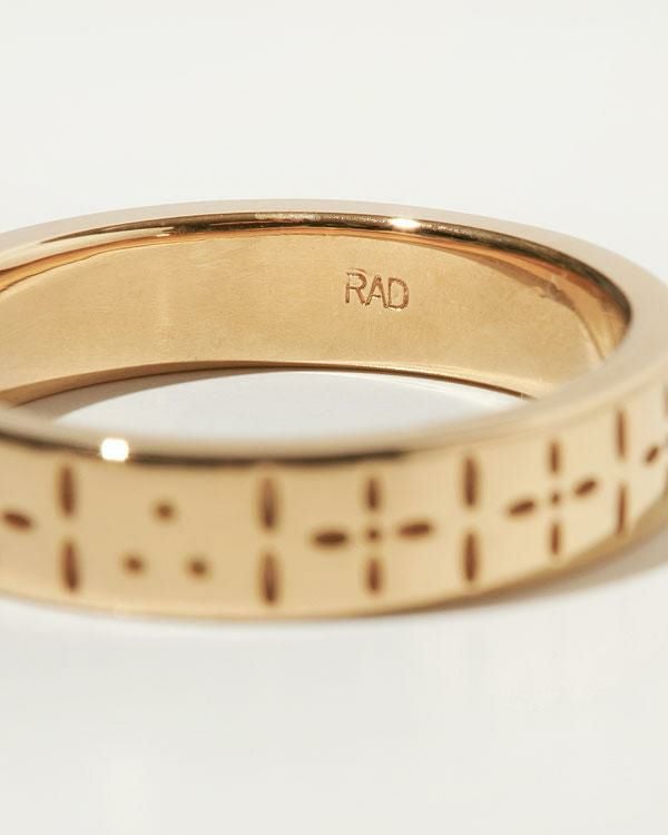 RADIALL ラディアル RUM VANDAL - PINKY RING -18K PLATED-