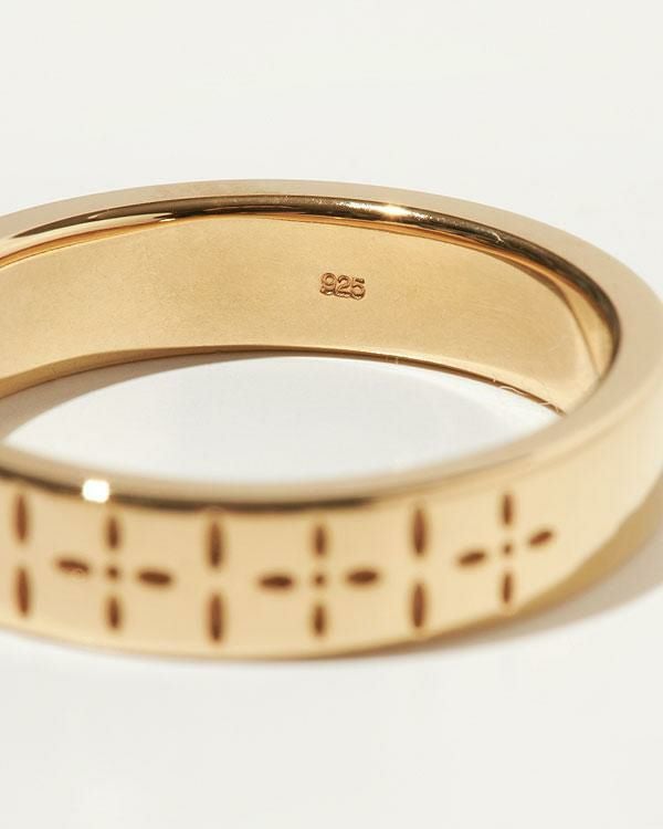 RADIALL ラディアル RUM VANDAL - PINKY RING -18K PLATED-