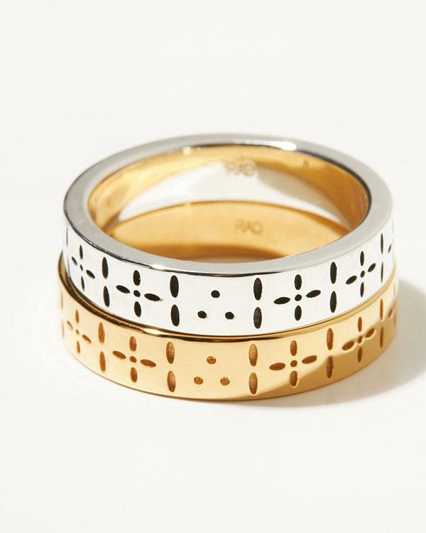 RADIALL ラディアル RUM VANDAL - PINKY RING -18K PLATED-
