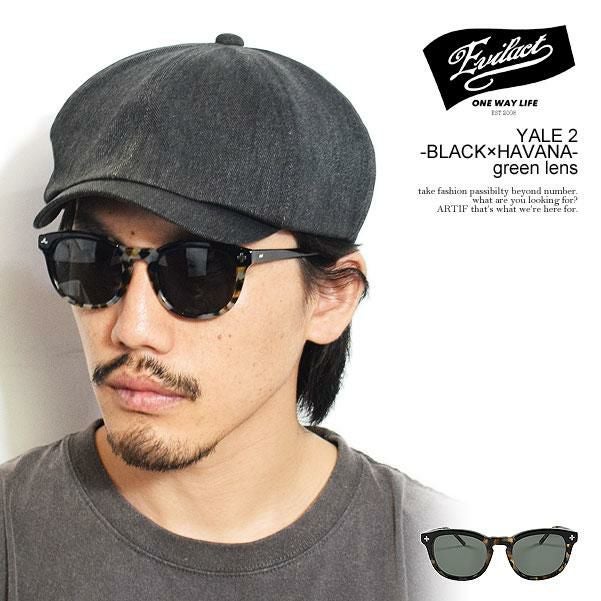 EVILACT EYEWEAR イーブルアクト アイウェア YALE 2 -BLACK×HAVANA