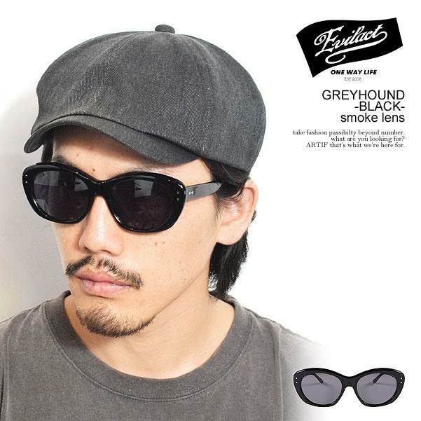 EVILACT EYEWEAR イーブルアクト アイウェア GREYHOUND -BLACK