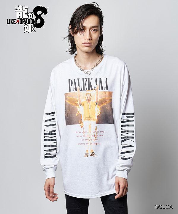 glamb×龍が如く8 glamb グラム Bryce Fairchild Long Sleeves T-shirt