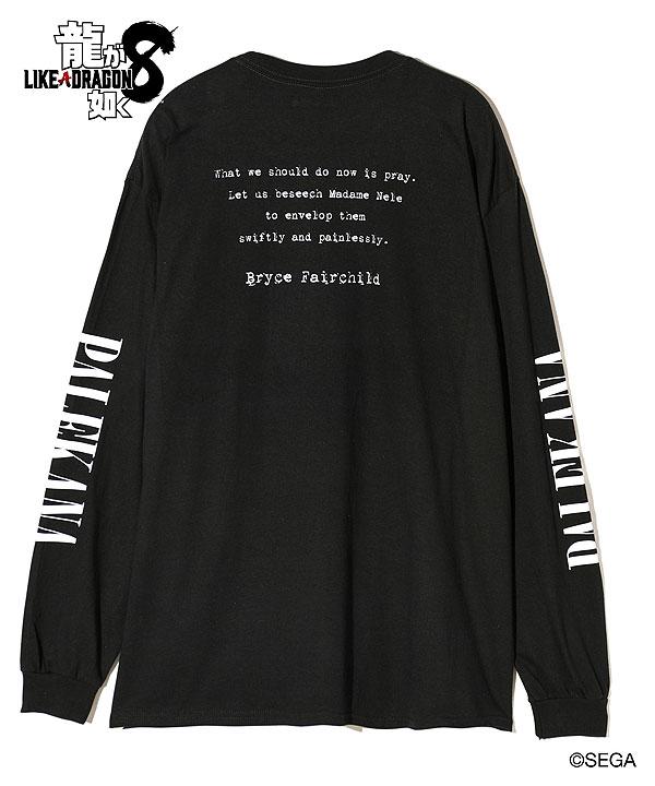 glamb×龍が如く8 glamb グラム Bryce Fairchild Long Sleeves T-shirt