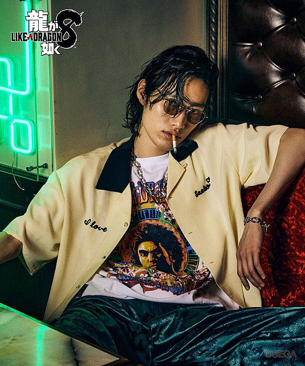 glamb×龍が如く8 glamb グラム Ichiban Kasuga T-shirts